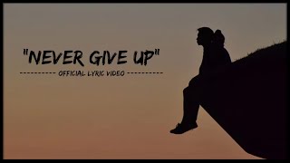 Christian Rap  David Robledo  quotNever Give Upquot  Christian Hip Hop Lyric Video [upl. by Madelyn842]