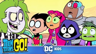 Multiverse Mayhem with Beetlejuice  Teen Titans Go  dckids [upl. by Thin]