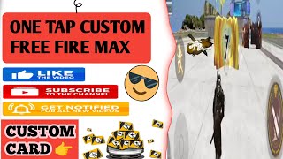 Free fire one tap Custom🥵💥 Part 2 [upl. by Town51]