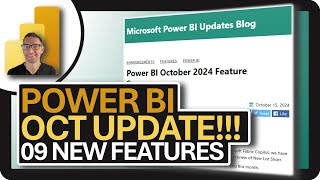 Power BI October 2024 UPDATE 9 New Features  LABS [upl. by Anima331]