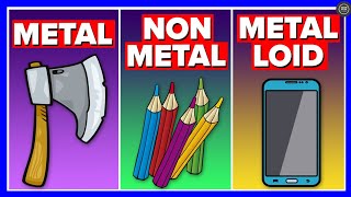 Metals Nonmetals and Metalloids [upl. by Orion]