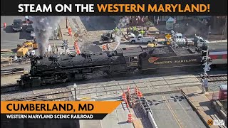 Cumberland Maryland USA  Virtual Railfan LIVE [upl. by Asiole]