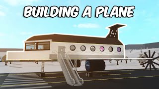 BUILDING A PLANE IN BLOXBURG [upl. by Assina324]