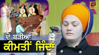 ਦੋ ਬੜੀਆਂ ਕੀਮਤੀ ਜਿੰਦਾਂ  Shahidi Sahibzade  Bibi Daler Kaur Khalsa 2023 [upl. by Eleets641]