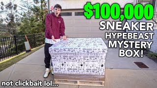 Unboxing The First Ever 100000 Hypebeast Mystery Box [upl. by Nathanael440]