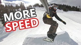 3 Tips to Snowboard With More SPEED [upl. by Messing]