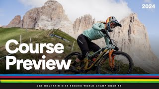 Course Preview  2024 UCI Mountain Bike Enduro World Championships [upl. by Veejar]