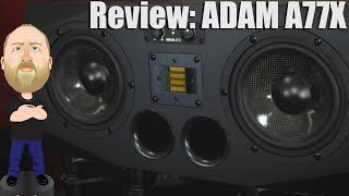 Review Adam A77X Studio Monitors [upl. by Etnaihc]