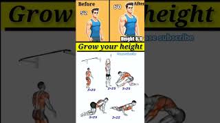 Height workout and best workout for height increase at home motivation fitness ytshorts shorts [upl. by Haem]