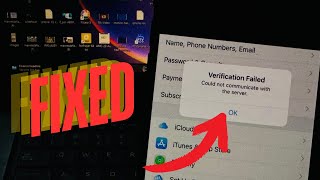 Fix Verification Failed Could Not Communicate With The Server 2024iPhoneiPadiPod [upl. by Kemeny]