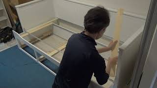 Part3 How to assemble IKEA HEMNES Day BED29521504 [upl. by Mcconaghy588]