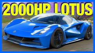 Forza Horizon 5  2000 Horsepower Lotus Evija FH5 Lotus Evija Test Drive [upl. by Bohlen]