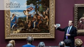 Titian Painting the myth of Bacchus and Ariadne  National Gallery [upl. by Stuart]