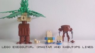 LEGO Exeggutor Kabutops and Omastar evoloution lines [upl. by Nylegna]