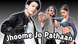 Jhoome Jo Pathaan ft BTS  Bollywood Hindi Mix  Pathaan Movie Song  BTS Dance Edit  FMV [upl. by Ruzich629]