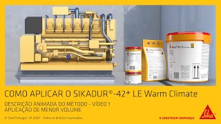 Sikadur® 42 LE Warm Climate  Vídeo 1 [upl. by Ahearn472]