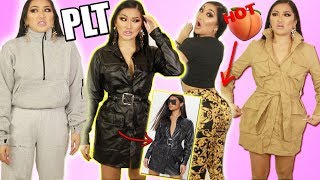 PRETTY LITTLE THING TRY ON CLOTHING HAUL 2019 [upl. by Pironi]