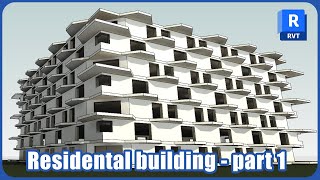 Residental building in Revit  part 1 [upl. by Buller118]