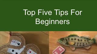 TOP FIVE TIPS FOR BEGINNERS IN CRIBBAGE [upl. by Ydniw]