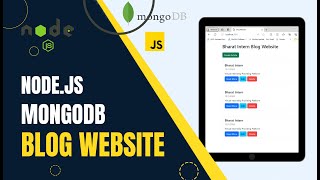 Create Blog Website with NodeJS amp MongoDB🚀 StepbyStep Tutorial  CodeKing6  Source Code  2024 [upl. by Rennob]