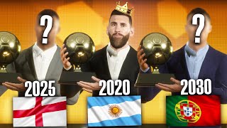 WHO WINS THE NEXT 15 BALLON D’ORS IN FIFA 21 CAREER MODE FIFA 21 Experiment 20202035 [upl. by Angus]