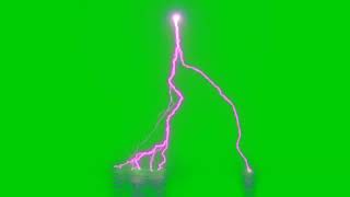 Pink Lightning Effects in Green Screen Overlay  GameZone PH [upl. by Airamak]