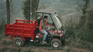 Transported on a high mountain at an altitude of 2000mfarm atv utility Vehicle [upl. by Gable241]