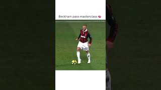 David Beckham Pass Masterclass footballshorts football beckham davidbeckham milan [upl. by Dawn]