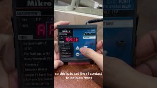 Mikro R301 contact as manual reset setting [upl. by Roeser]