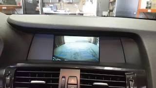 Installation backup reverse camera Camera 2013 BMW X3 [upl. by Repsaj588]