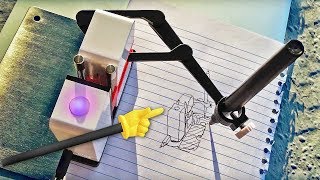 DOODLING ROBOT It draws for you LineUs REVIEW  Knoptop [upl. by Jadda]