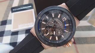 Mens Michael Kors Rose Gold Automatic Watch MK9019 [upl. by Trey]