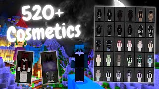 ✅520 SKINS with Custom Capes skin pack MCBE  Tutorial 120 [upl. by Brian617]