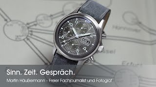 Sinn Spezialuhren 358 Sa Flieger  Sinn Zeit Gespräch  German Version [upl. by Ronoh]