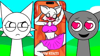 Sprunki Incredibox WENDA and GRAY react to SUS TikToks  Themselves  Memes  6 [upl. by Iderf]