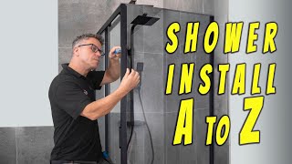 How to Install a Sliding Shower Enclosure  Top Trade Tips [upl. by Felicia]