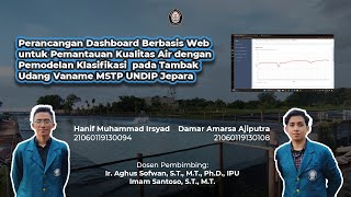 Dashboard Web untuk Pemantauan Kualitas Air dengan Model Klasifikasi pada Tambak Udang MSTP UNDIP [upl. by Seabrooke]