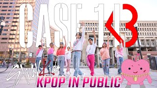 KPOP IN PUBLIC  ONE TAKE Stray Kids  CASE 143  Full Dance Cover by HUSH BOSTON [upl. by Breen416]