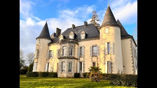 19th C Chateau for sale in the Vendée [upl. by Ahtimat]