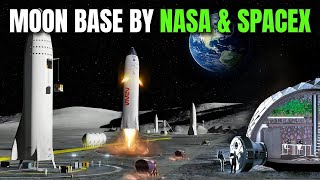 Inside The Biggest Moon Base By NASA and Space X [upl. by Harrak848]