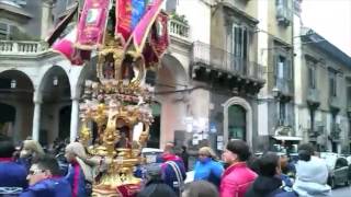 La Banda Musicale Pestalozzi accompagna la Candelora del Villaggio SantAgata [upl. by Latreece]