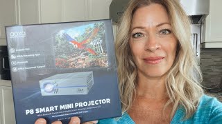 P8 Smart Mini Projector Review by Emmas Sweets [upl. by Losse53]