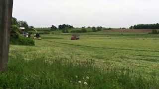 John Deere 6850 Chopping Haylage [upl. by Newberry]