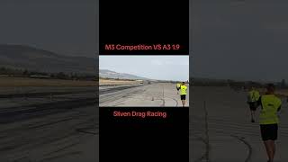 Audi A3 19 tdi vs BMW M3 cars audi bmw race shorts [upl. by Ornstead]