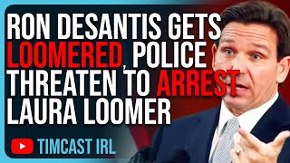 Ron DeSantis GETS LOOMERED Police Threaten To ARREST Laura Loomer For Trespassing [upl. by Risa]