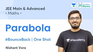 Parabola  One Shot  BounceBack Series  Unacademy Atoms  JEE Maths  Nishant Vora [upl. by Lyndsey]