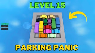 How To Solve Parking Panic Level 15  Roblox [upl. by Amoakuh]