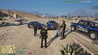 FivePD  FiveM BCSO San Andreas Statewide Emergency  Anyone can join LSPD 16 DOJVMenu [upl. by Alphard348]