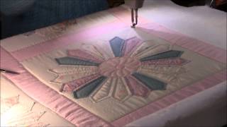 Quilting the Dresden Plate Quilt [upl. by Woodhouse79]