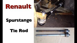 Spurstange Axialgelenk wechseln  Tie rod replacement  Renault [upl. by Merta]